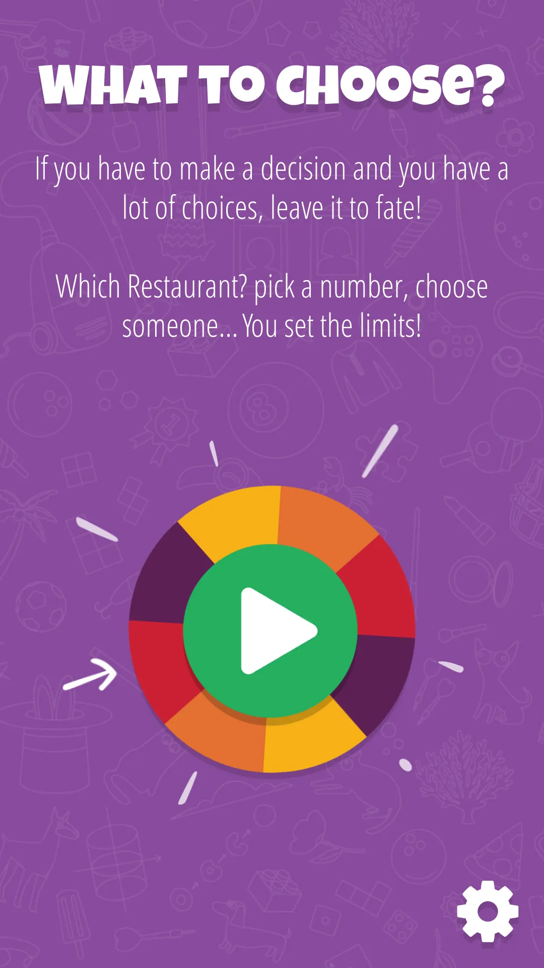 Decision Roulette | Indus Appstore | Screenshot