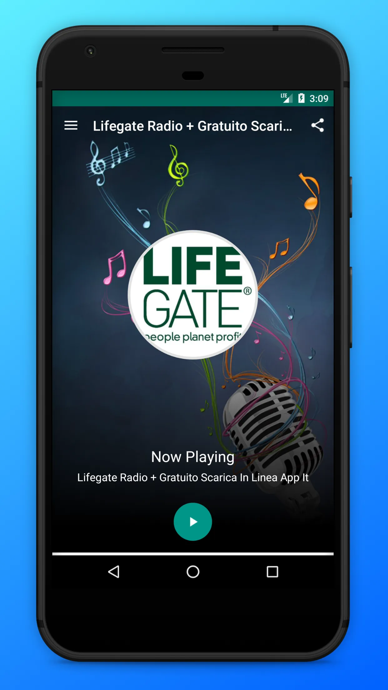 LifeGate Radio Italia FM App | Indus Appstore | Screenshot