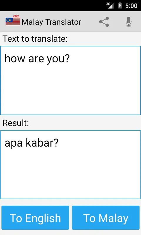 Malay English Translator | Indus Appstore | Screenshot