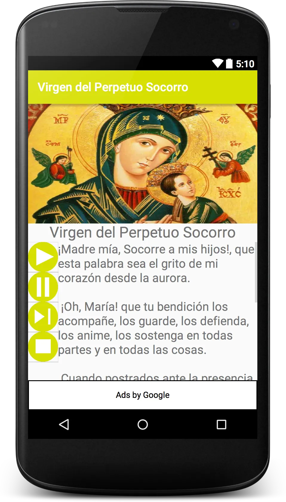 Virgen del Perpetuo Socorro | Indus Appstore | Screenshot