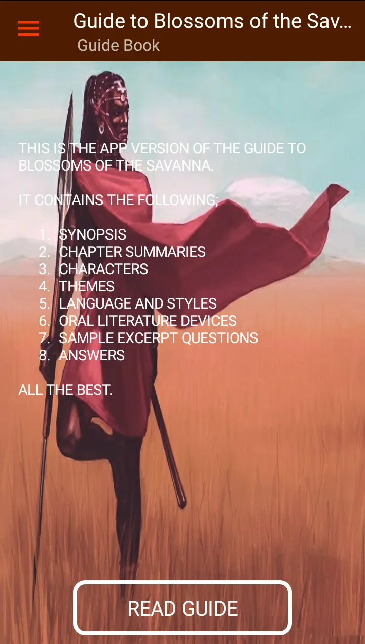 Blossoms of the Savannah Guide | Indus Appstore | Screenshot