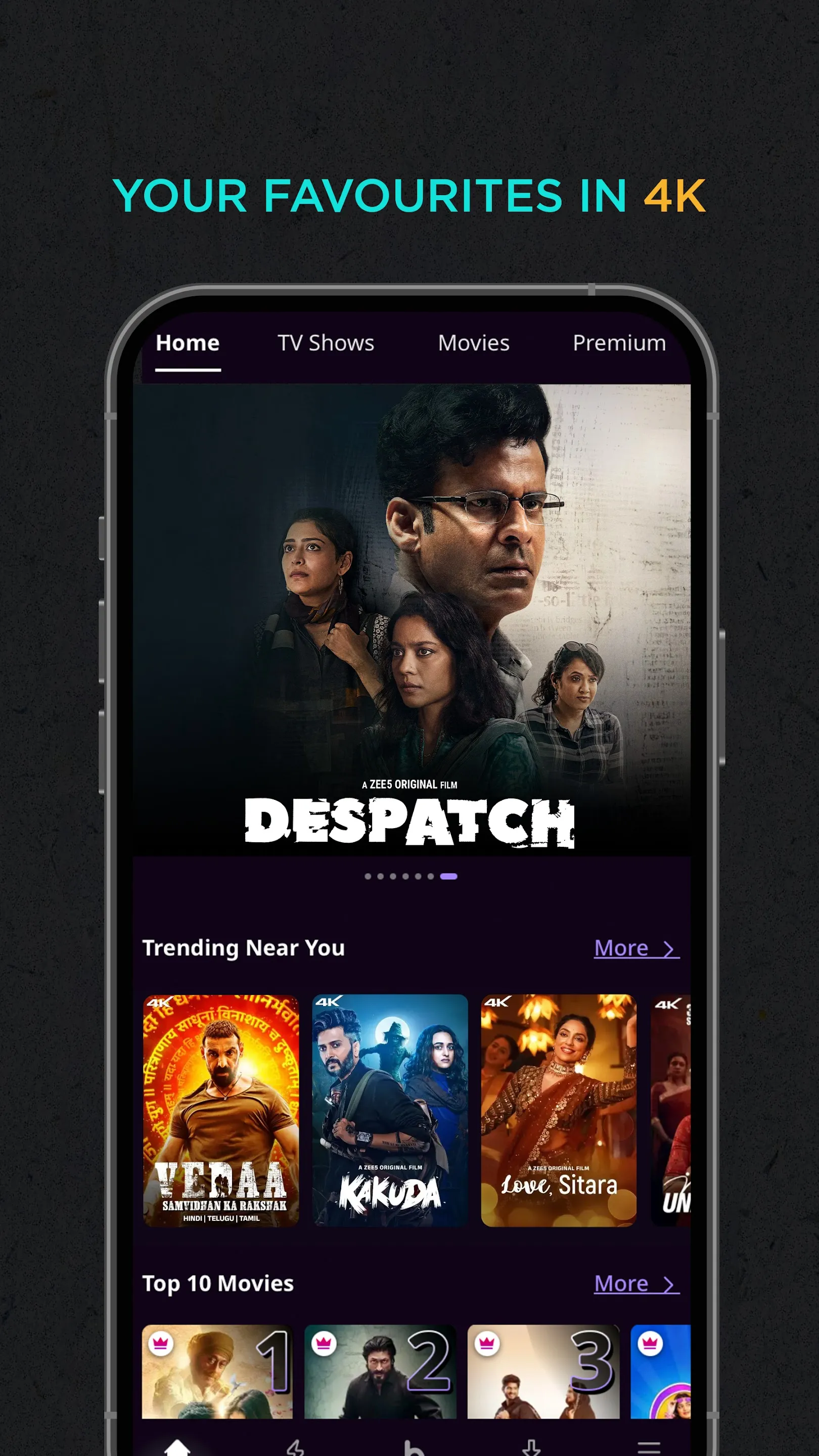 ZEE5 Movies, Web Series, Shows | Indus Appstore | Screenshot