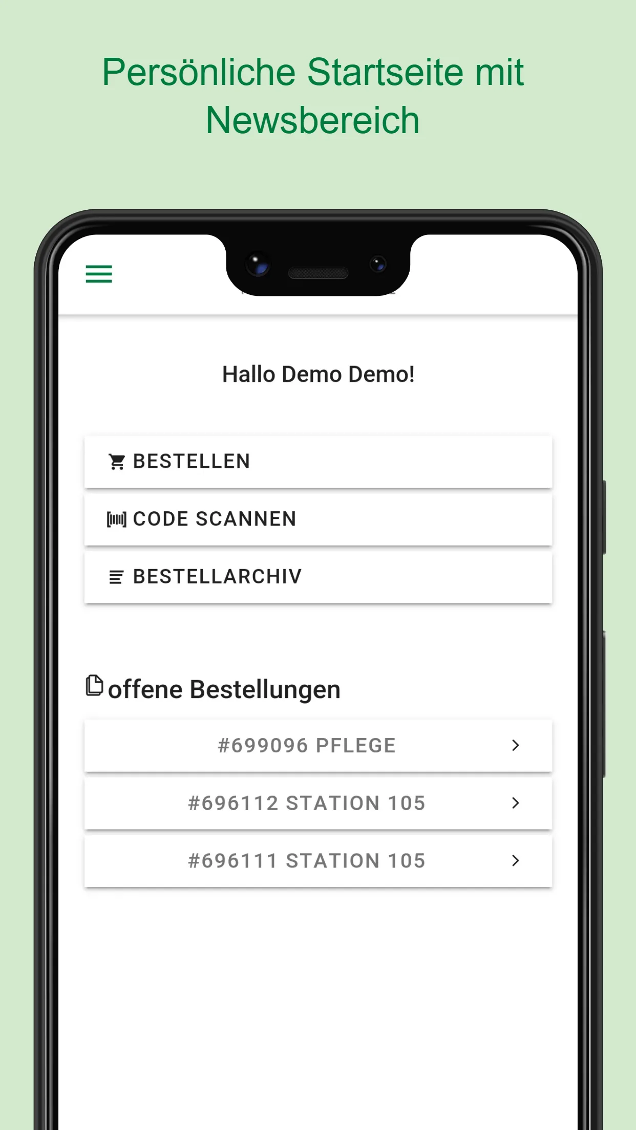 bestellenmitsystem.de | Indus Appstore | Screenshot