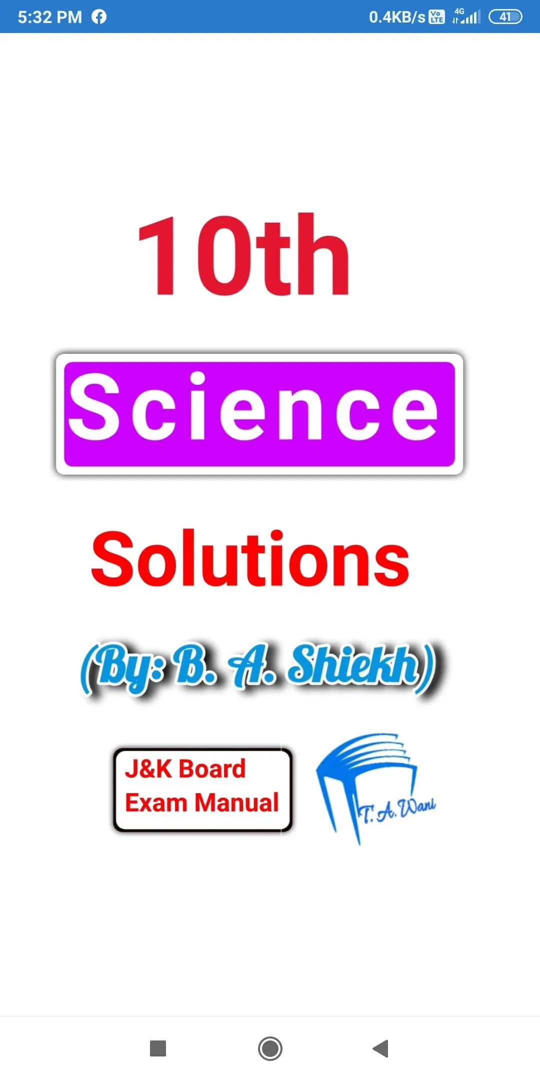 10th Science Solutions | Indus Appstore | Screenshot