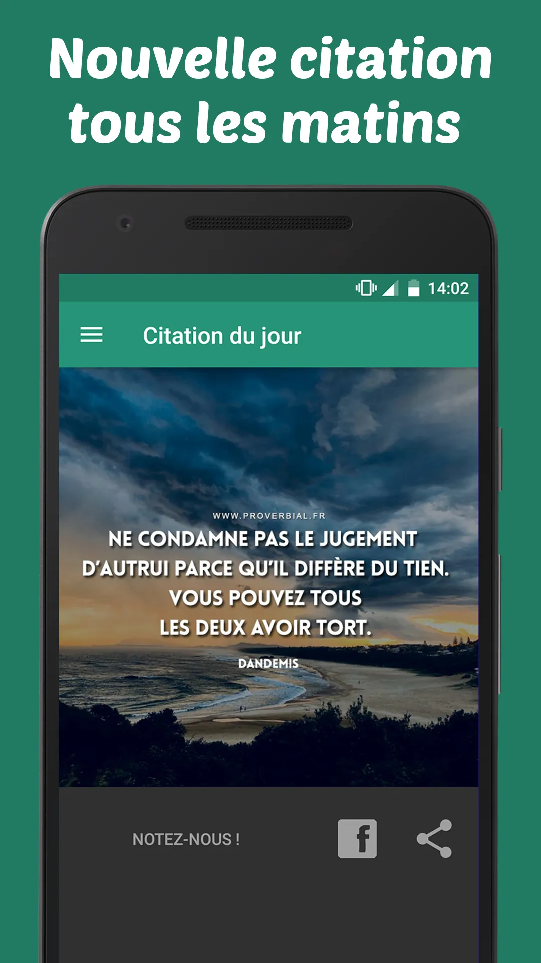 Proverbes & Citations | Indus Appstore | Screenshot