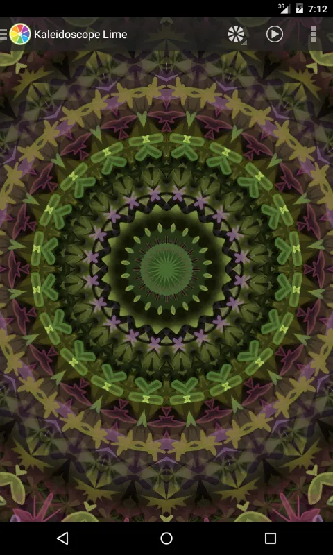 Kaleidoscope Lime | Indus Appstore | Screenshot