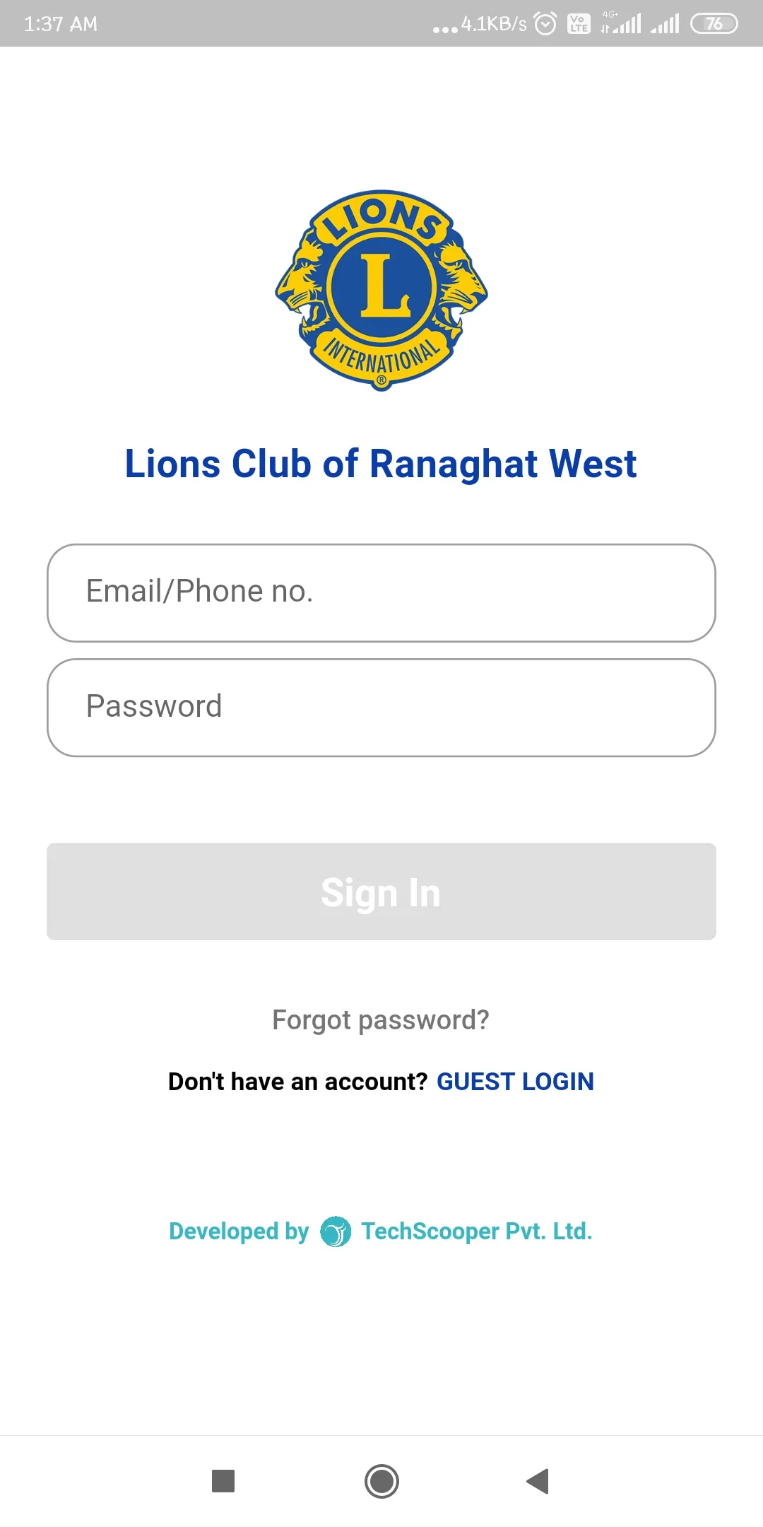 Lions Club of Ranaghat West | Indus Appstore | Screenshot