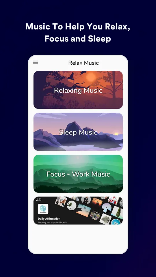 Relaxing Music, Sleep Sounds | Indus Appstore | Screenshot