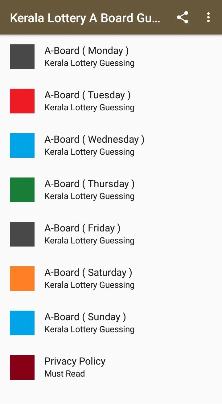 Kerala Lottery A Board Guessin | Indus Appstore | Screenshot