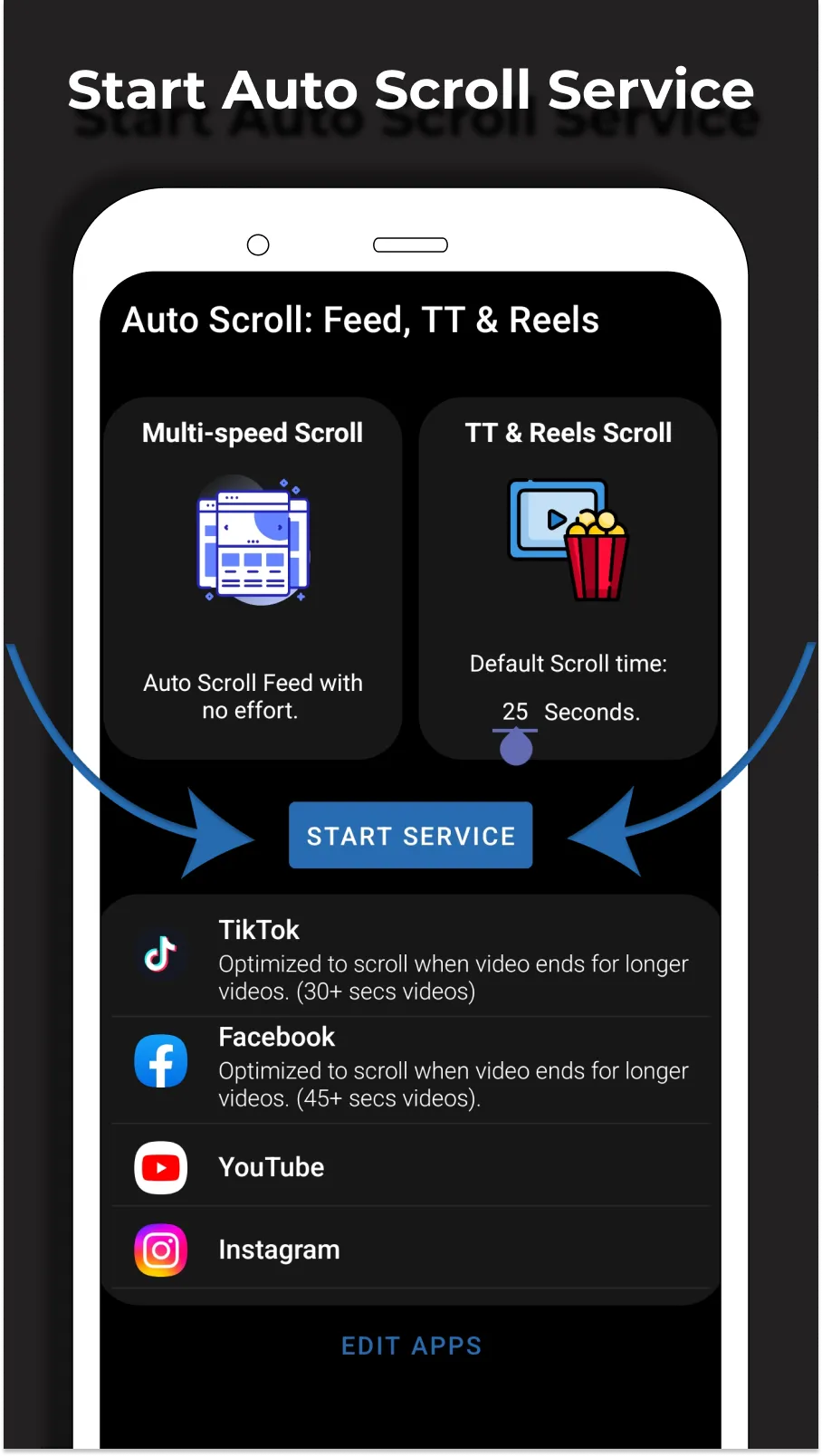 Auto Scroll - Screen & Reels | Indus Appstore | Screenshot