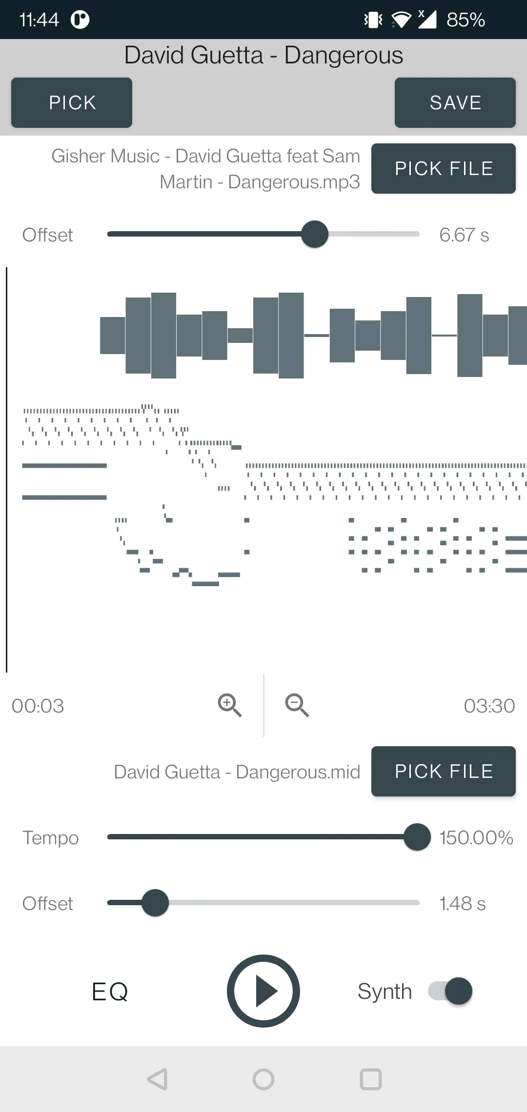 Midi & Audio Sync Player | Indus Appstore | Screenshot