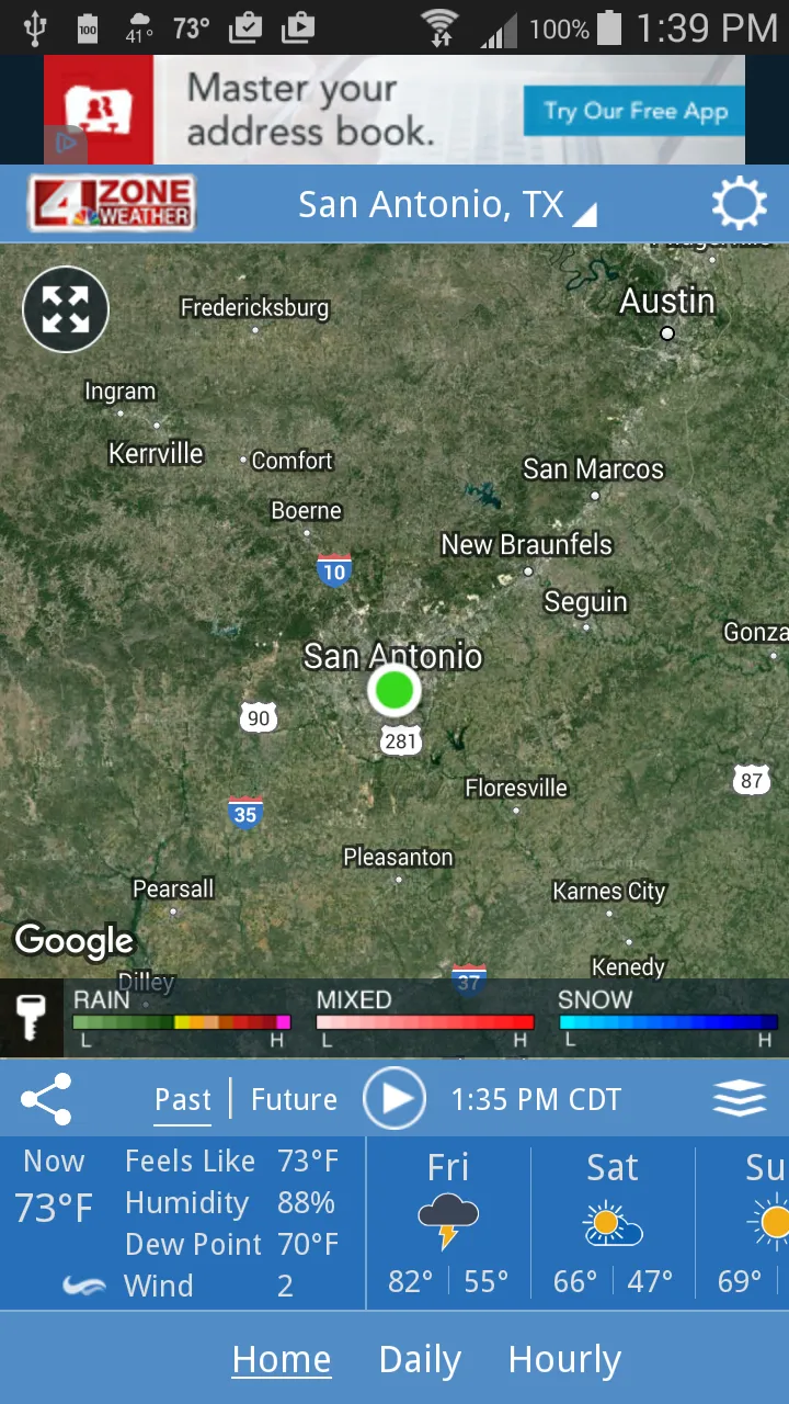 WOAI 4 Zone Weather | Indus Appstore | Screenshot