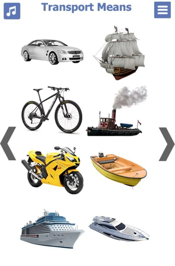 List of Means of Transport wit | Indus Appstore | Screenshot