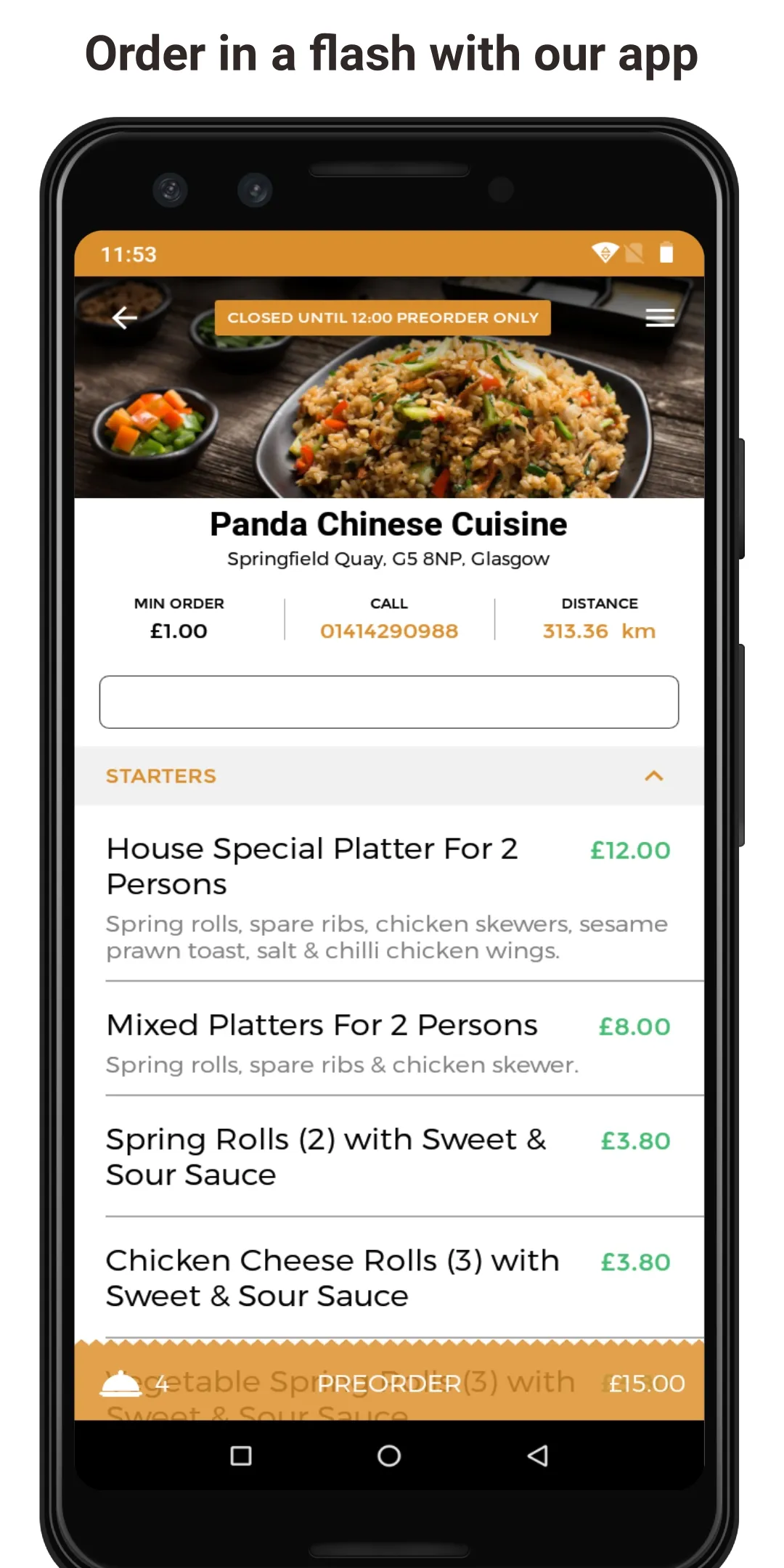 Panda Chinese Cuisine | Indus Appstore | Screenshot