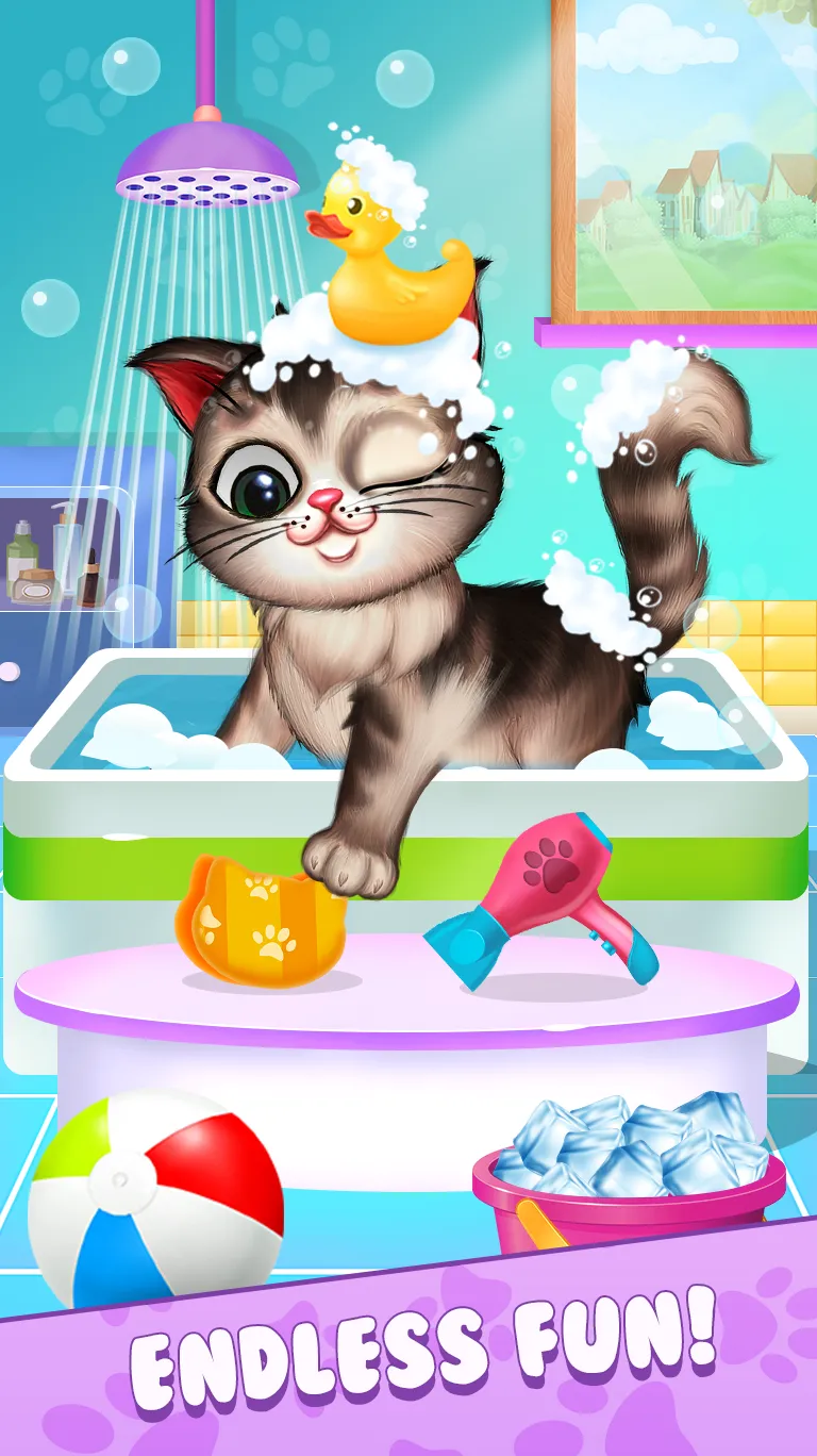 Baby Cat DayCare: Kitty Game | Indus Appstore | Screenshot