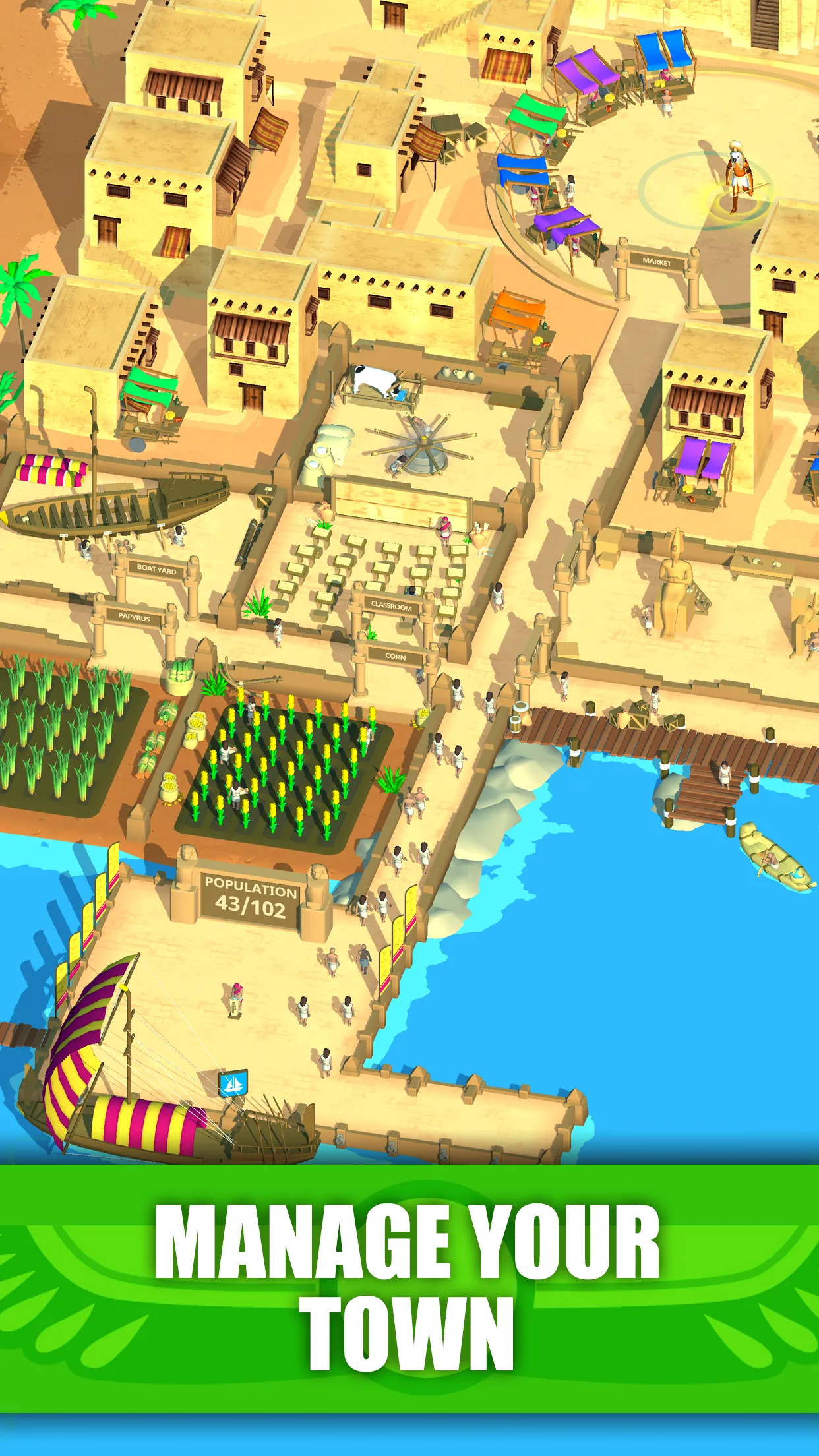 Idle Egypt Tycoon: Empire Game | Indus Appstore | Screenshot