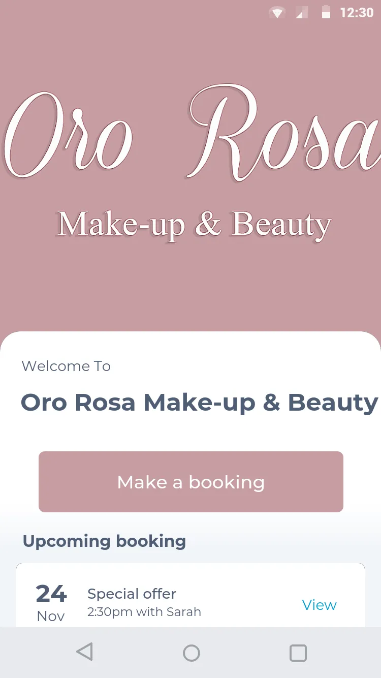 Oro Rosa Make-up & Beauty | Indus Appstore | Screenshot