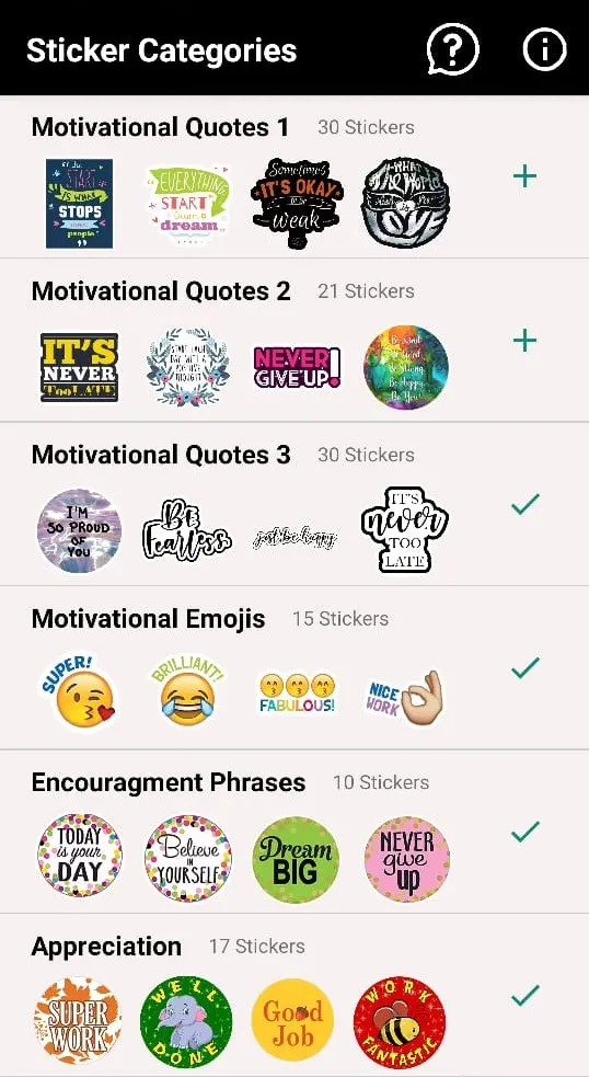 Motivational Stickers | Indus Appstore | Screenshot