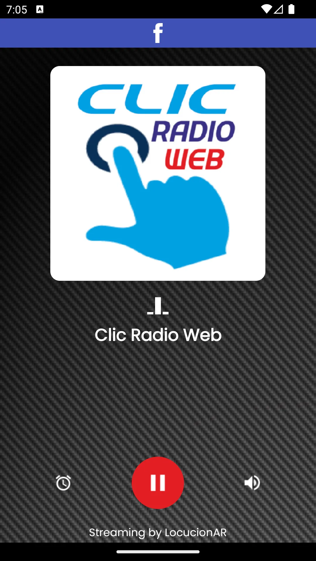 Clic Radio Web | Indus Appstore | Screenshot