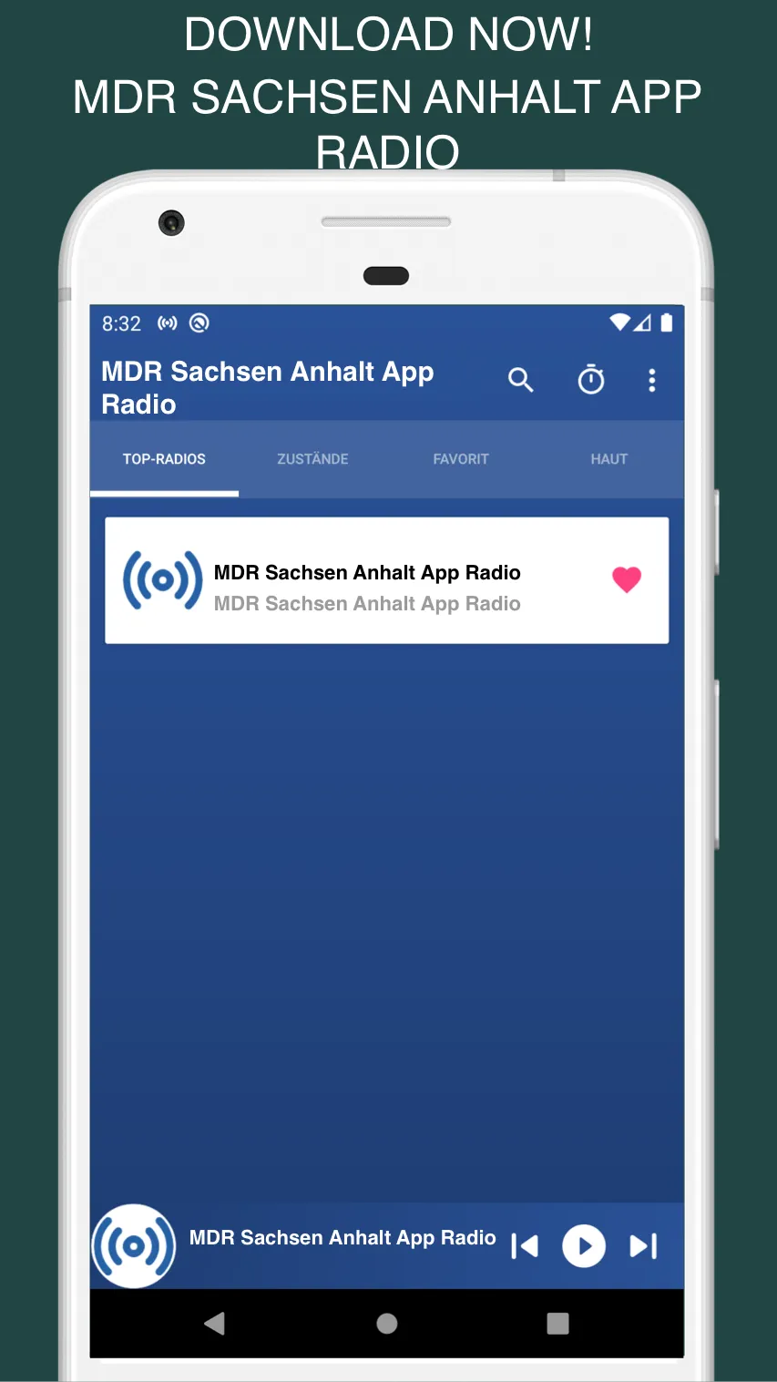 MDR Sachsen Anhalt App Radio | Indus Appstore | Screenshot