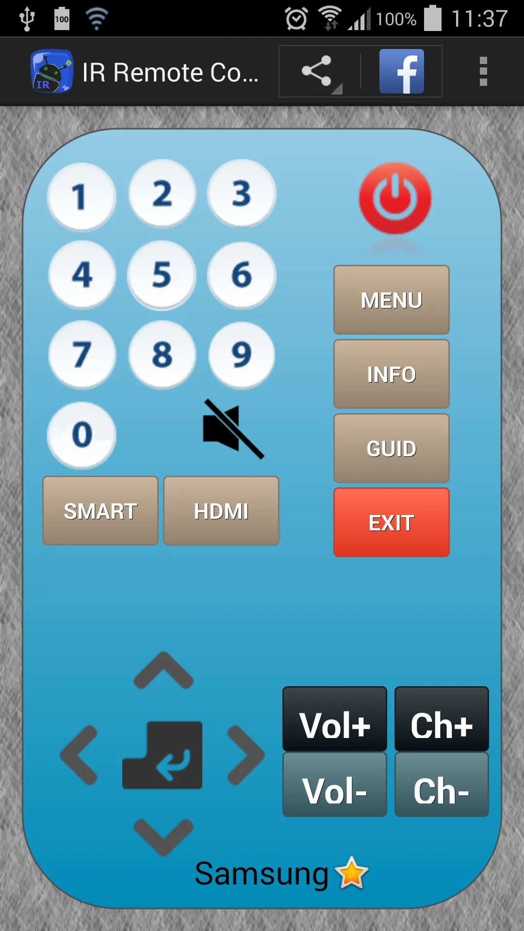 IR Remote Control | Indus Appstore | Screenshot