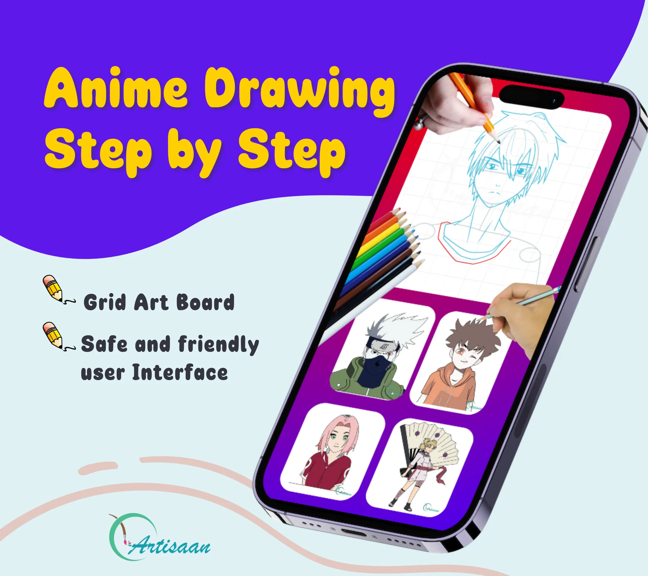 Learn to Draw Anime | Indus Appstore | Screenshot