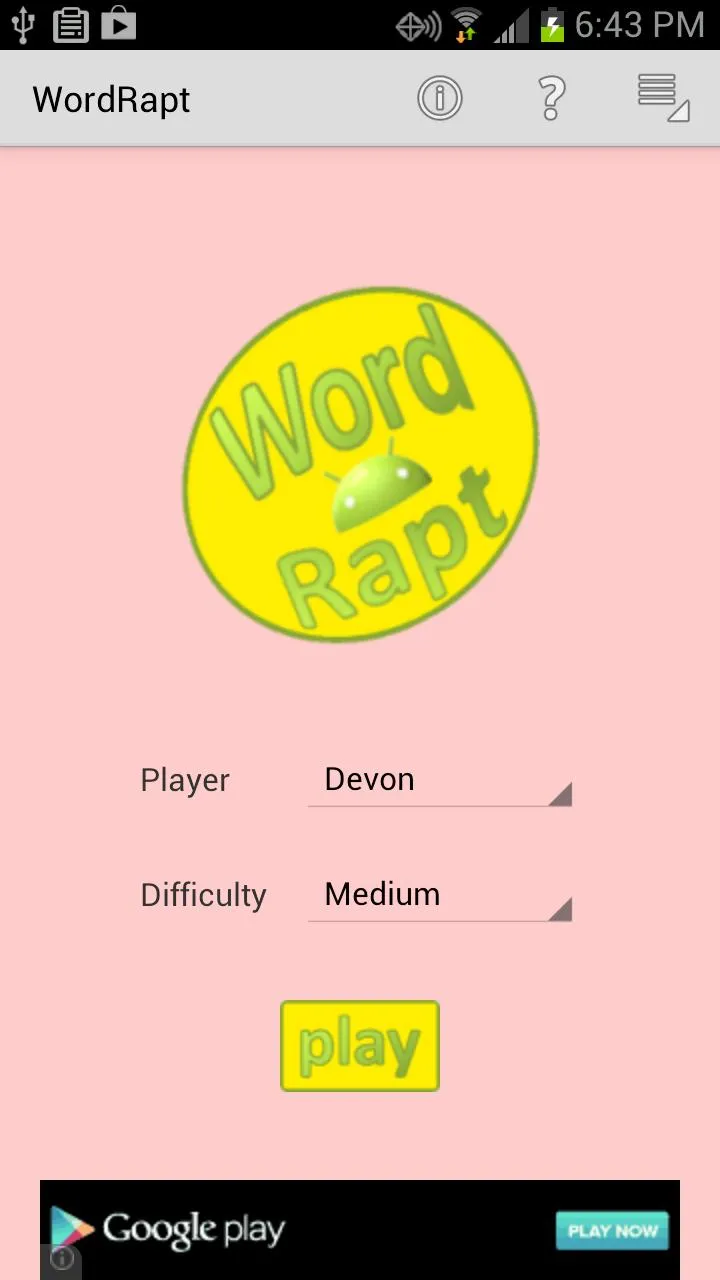 Word Rapt | Indus Appstore | Screenshot