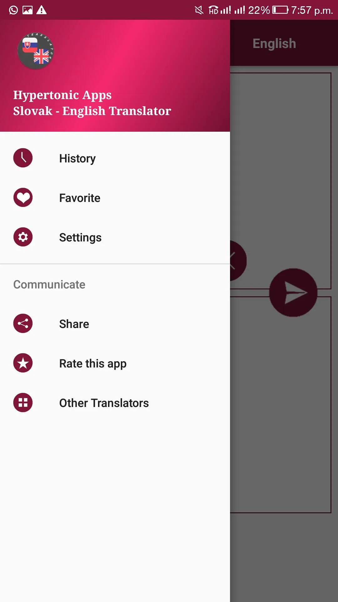 Slovak - English Translator | Indus Appstore | Screenshot