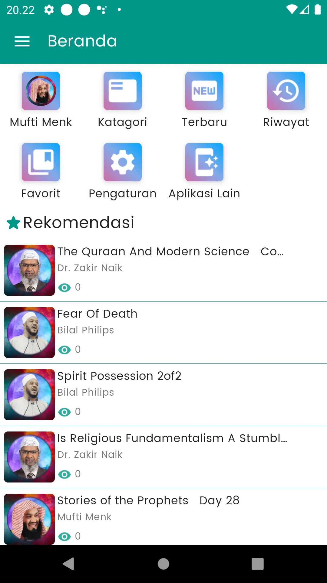 Mufti Menk Lectures | Indus Appstore | Screenshot