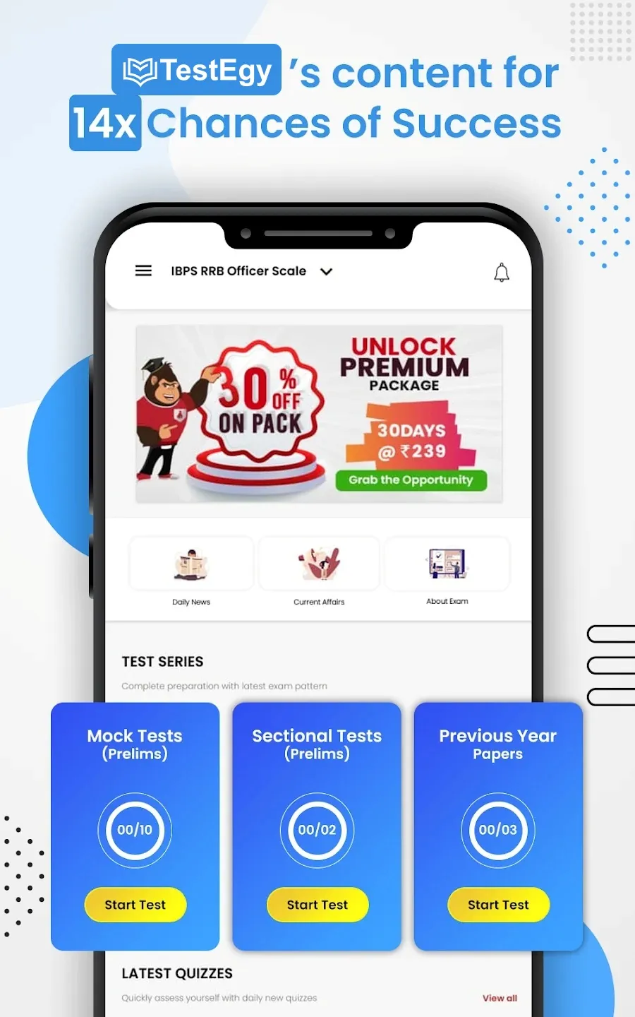 Mock Test, Test Series-TestEgy | Indus Appstore | Screenshot