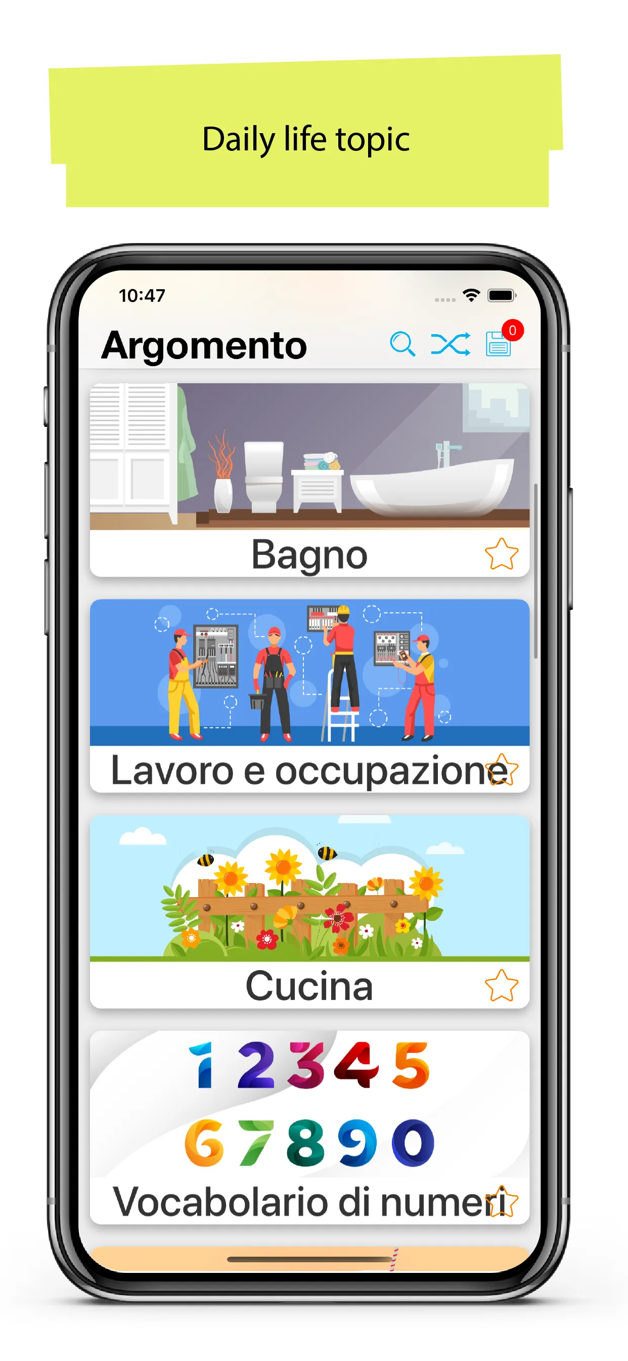 Italian 50000 Words & Pictures | Indus Appstore | Screenshot