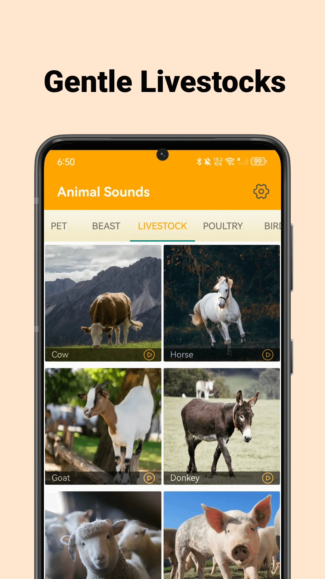 Animal Sounds - enjoy sounds | Indus Appstore | Screenshot