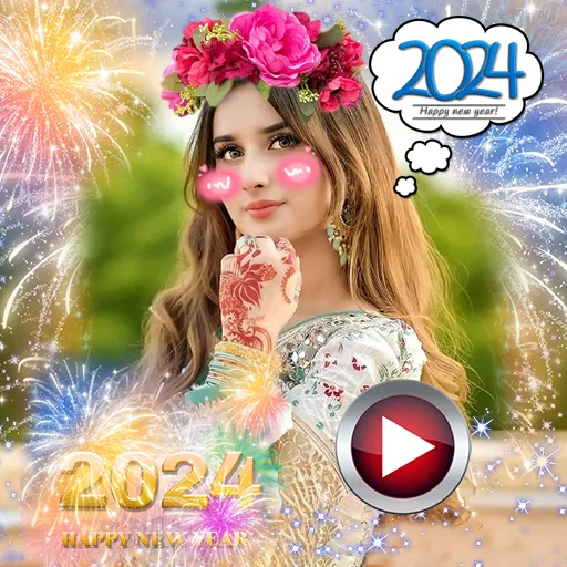 New Year Video Maker 2024 | Indus Appstore | Screenshot