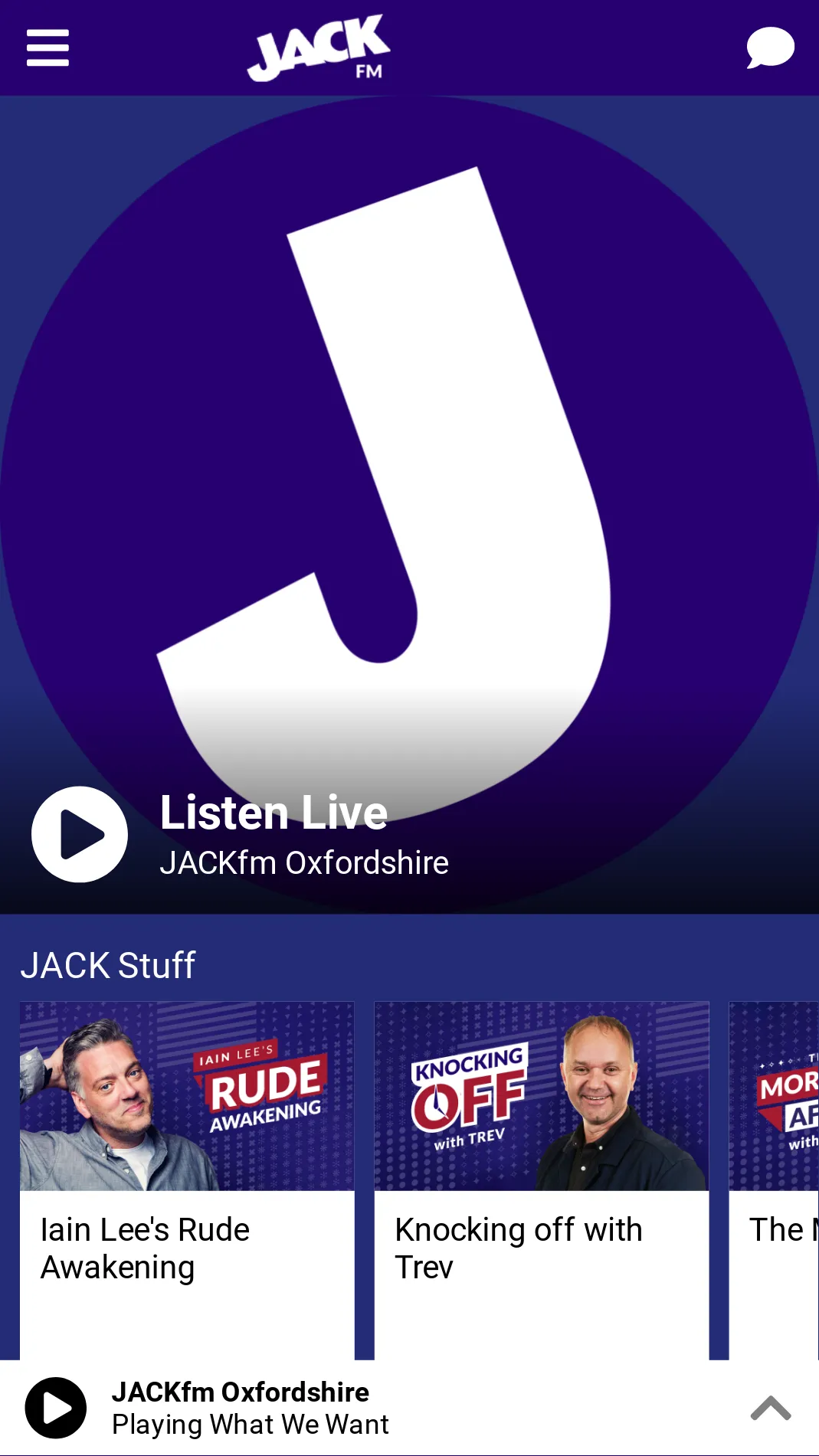 JACKfm Oxfordshire | Indus Appstore | Screenshot