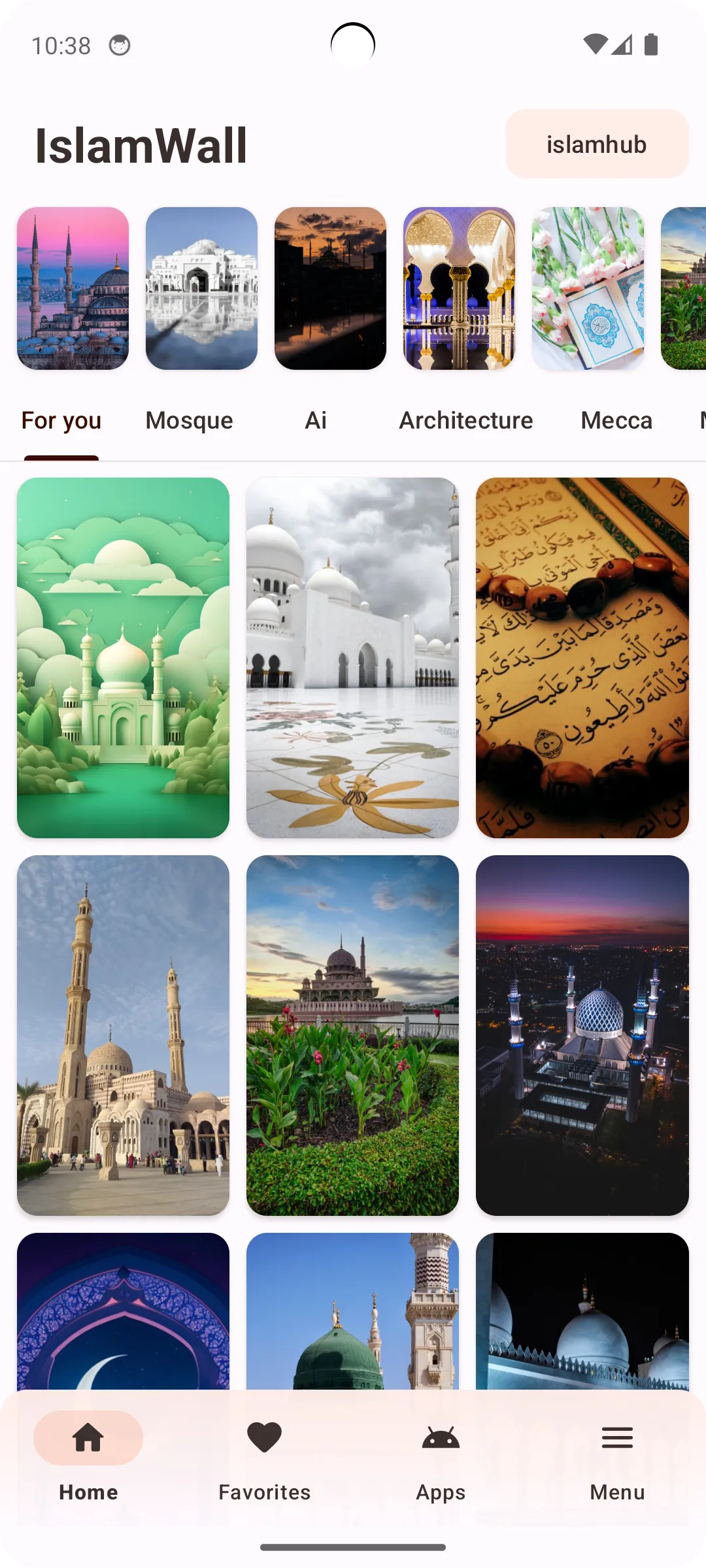 IslamWall - Islamic Wallpapers | Indus Appstore | Screenshot