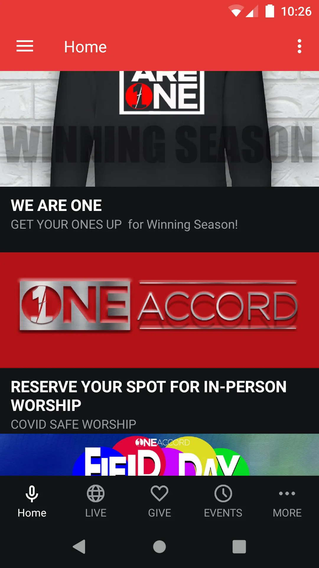 One Accord International | Indus Appstore | Screenshot