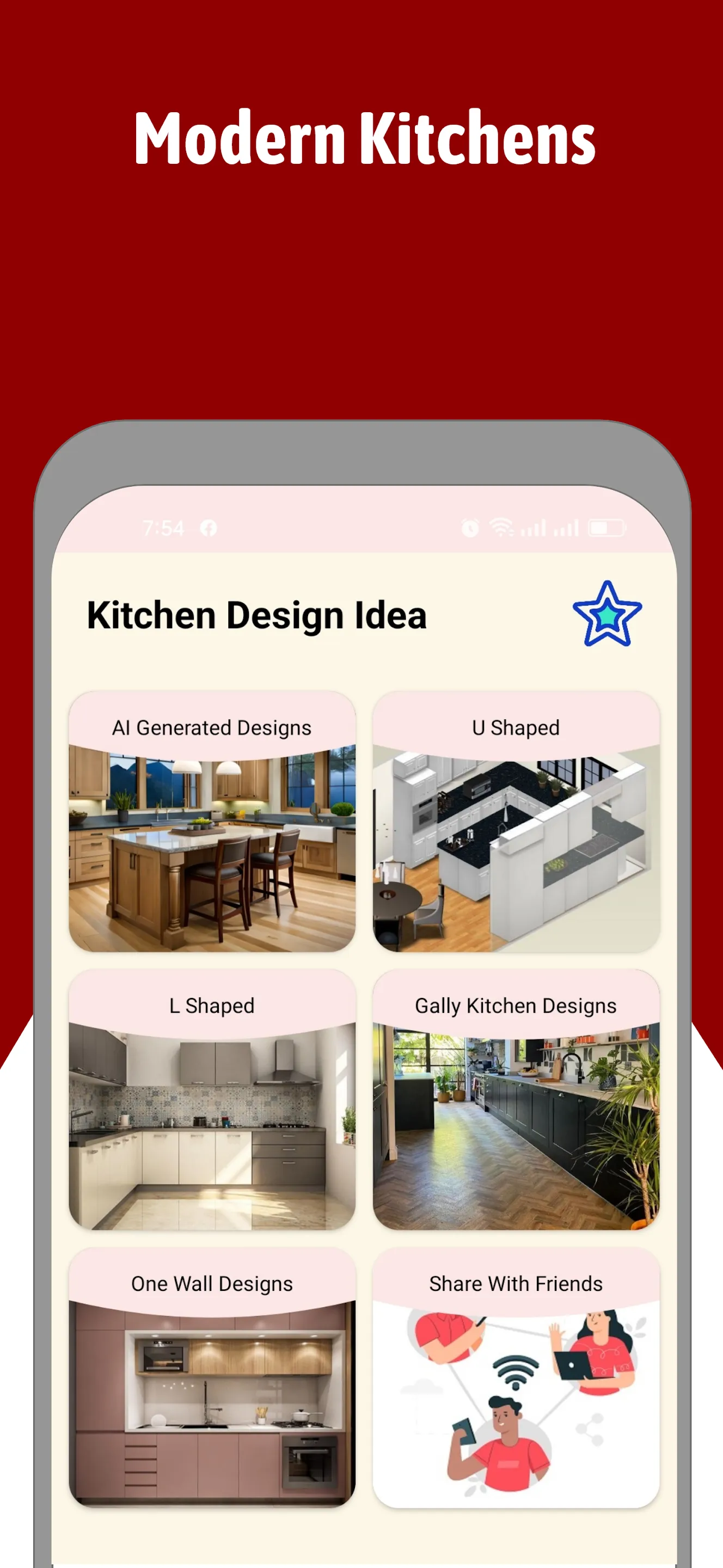 Modern Kitchen Design Ideas | Indus Appstore | Screenshot