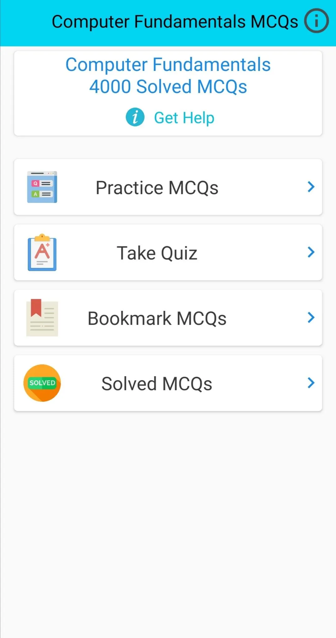 Computer Basics MCQs | Indus Appstore | Screenshot