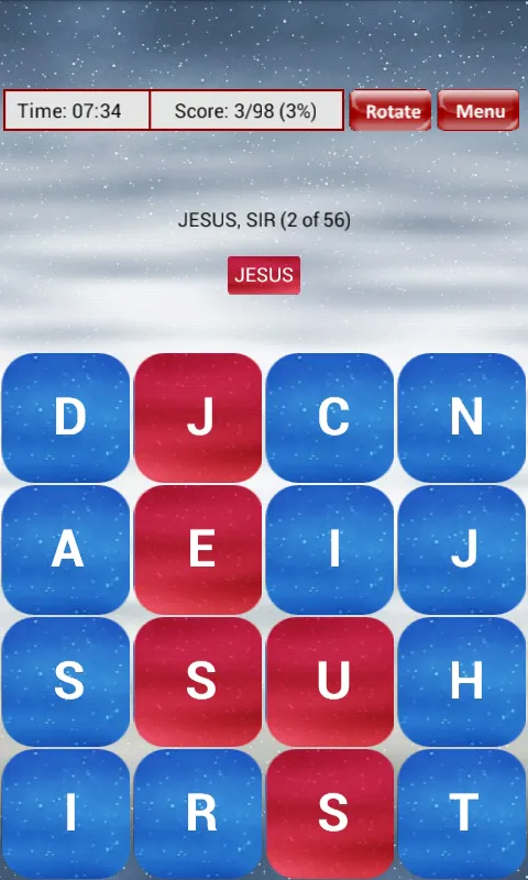 Bible Word Scramble | Indus Appstore | Screenshot