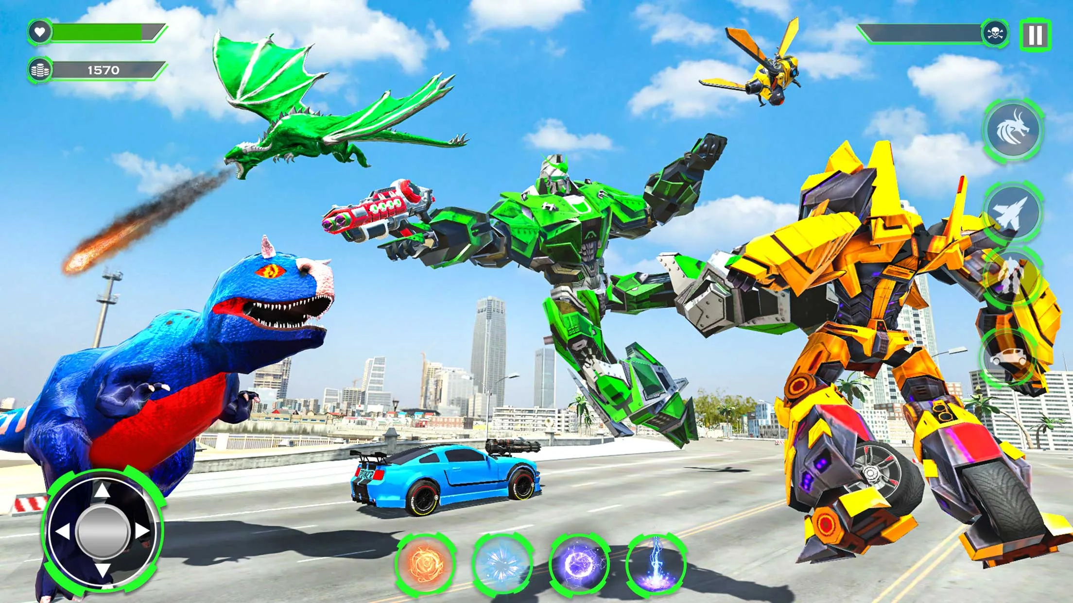 Dino Robot: Dino Car Robot 3D | Indus Appstore | Screenshot