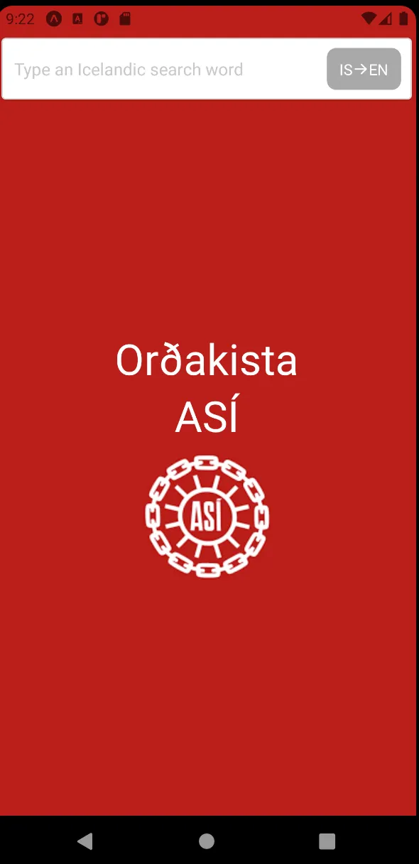 Orðakista ASÍ | Indus Appstore | Screenshot