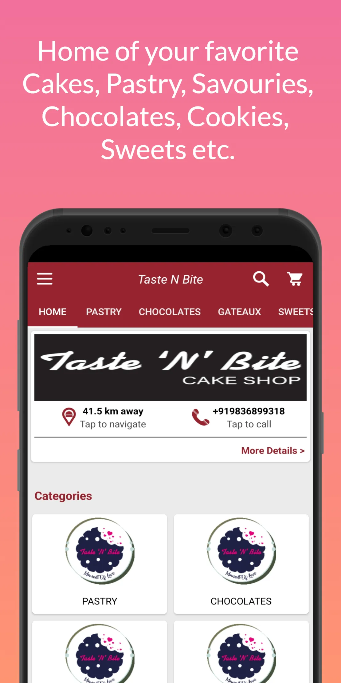 Taste 'N' Bite | Indus Appstore | Screenshot