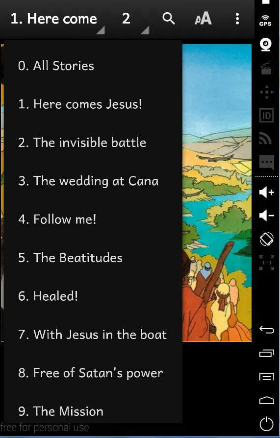 Comic Jesus Messiah in English | Indus Appstore | Screenshot