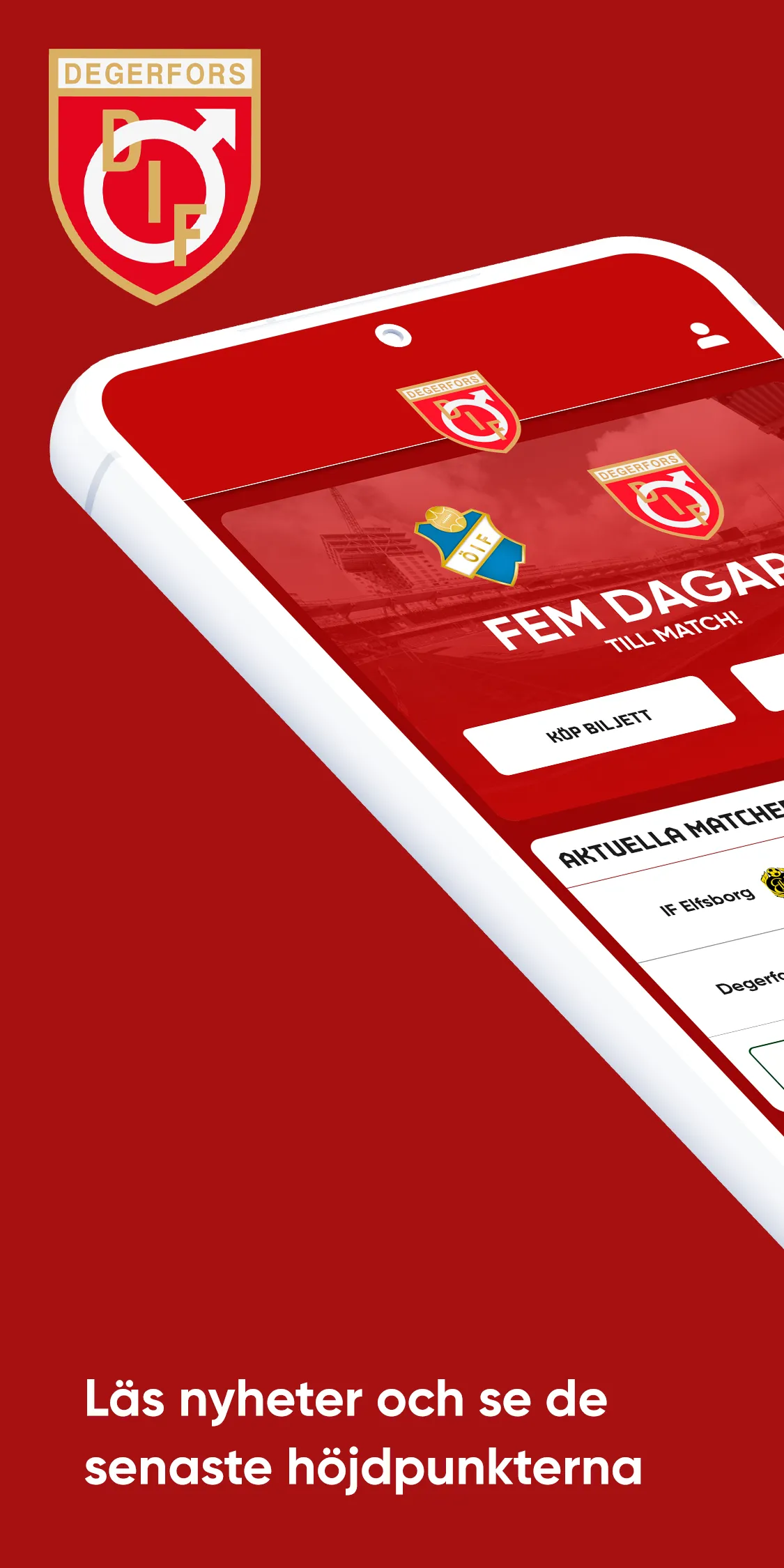 Degerfors IF Live | Indus Appstore | Screenshot