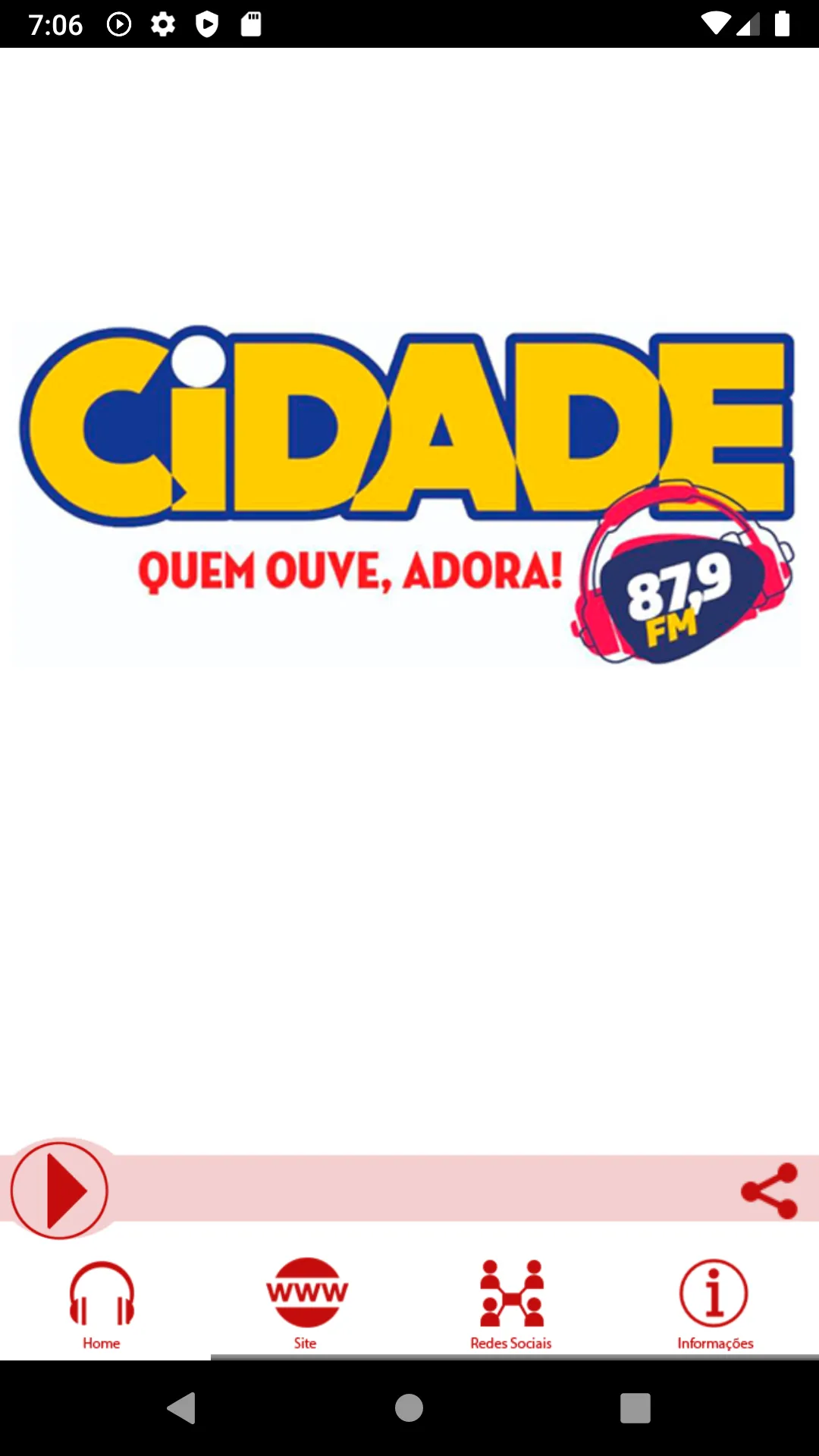 Cidade FM - Rio Verde | Indus Appstore | Screenshot