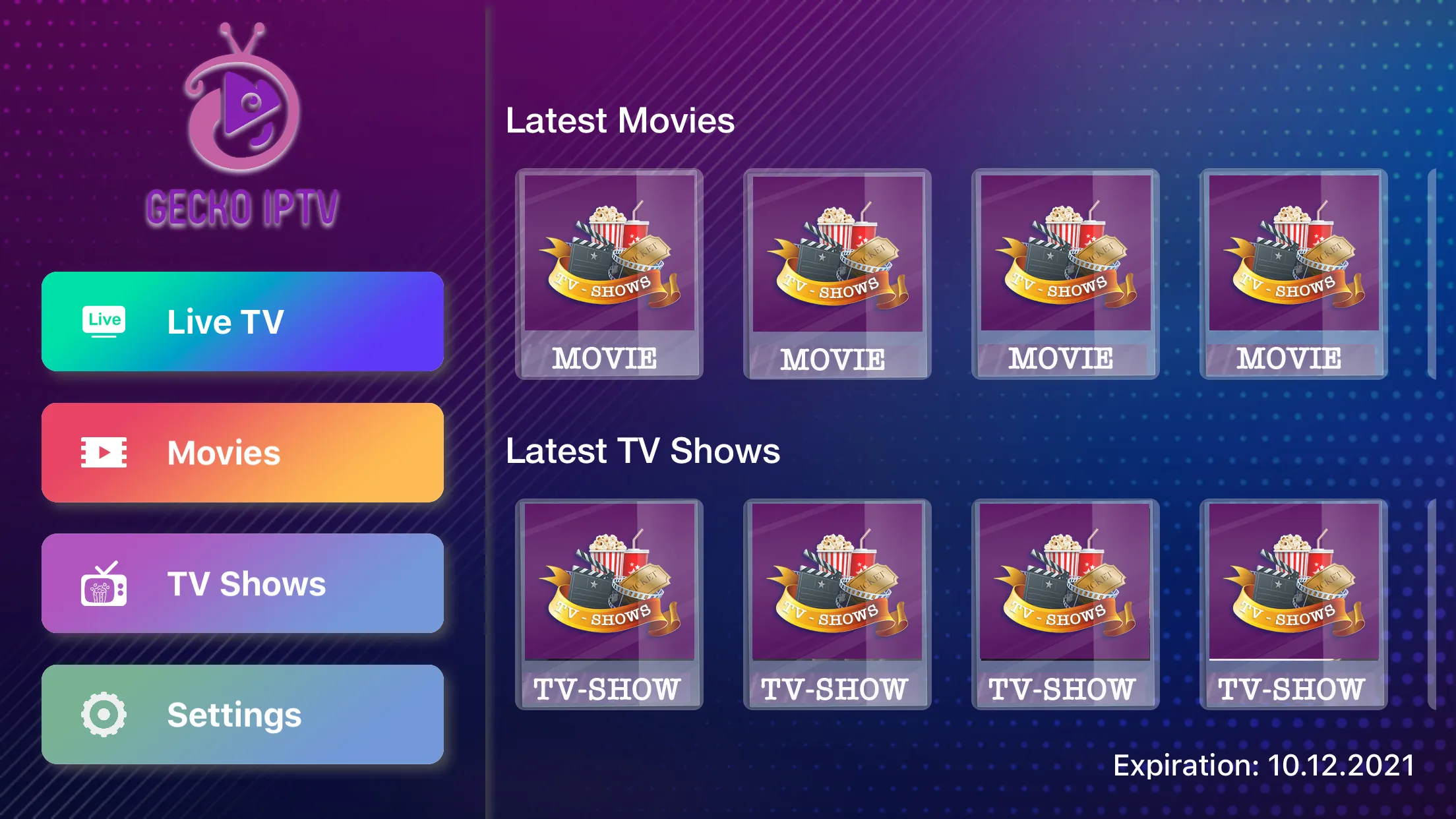 IPTV Gecko Player | Indus Appstore | Screenshot