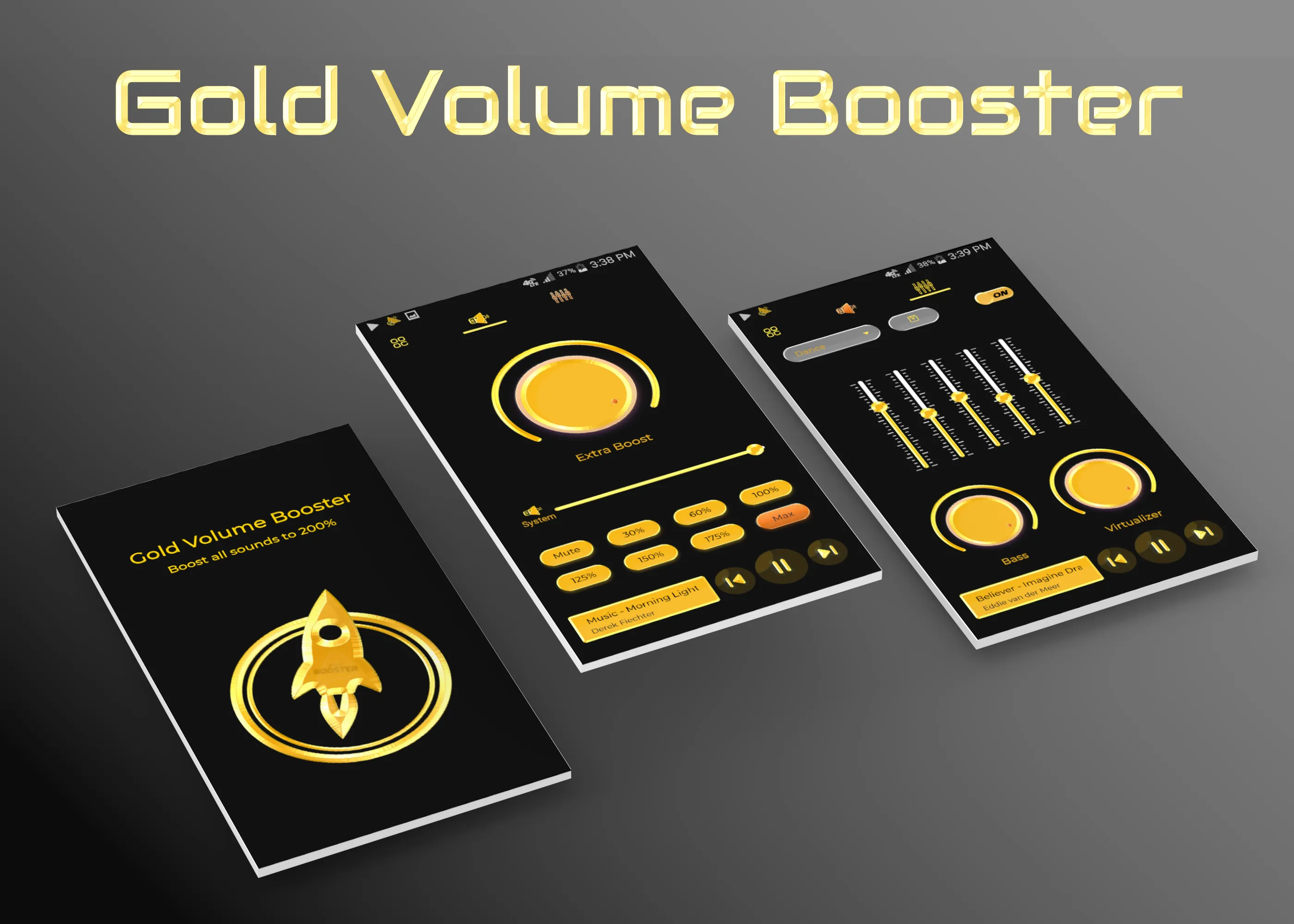 Gold Volume Booster | Indus Appstore | Screenshot