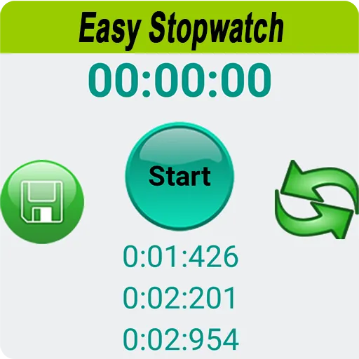 Easy Stopwatch and Countdown T | Indus Appstore | Screenshot