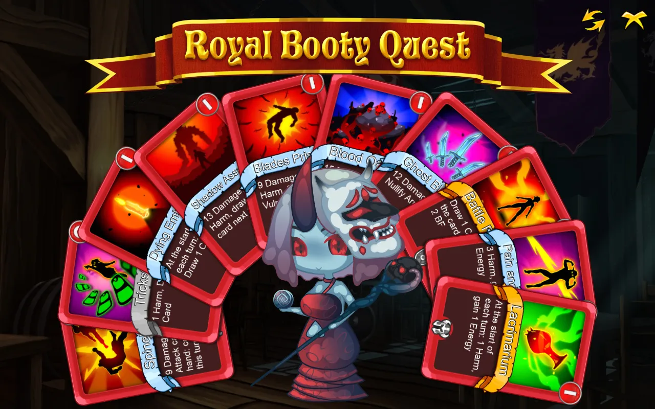 Royal Booty Quest: Card Roguel | Indus Appstore | Screenshot