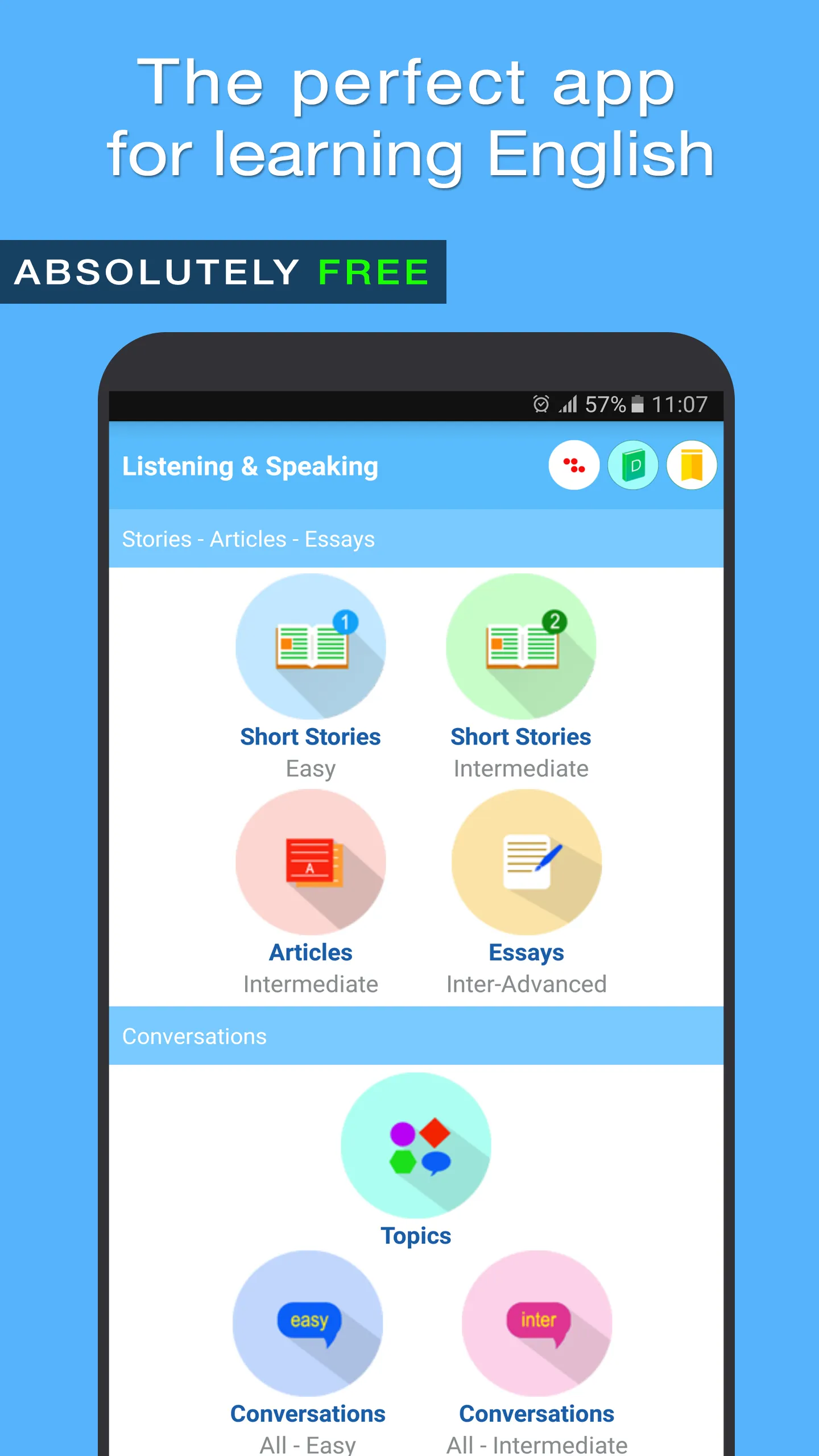 English Listening and Speaking | Indus Appstore | Screenshot